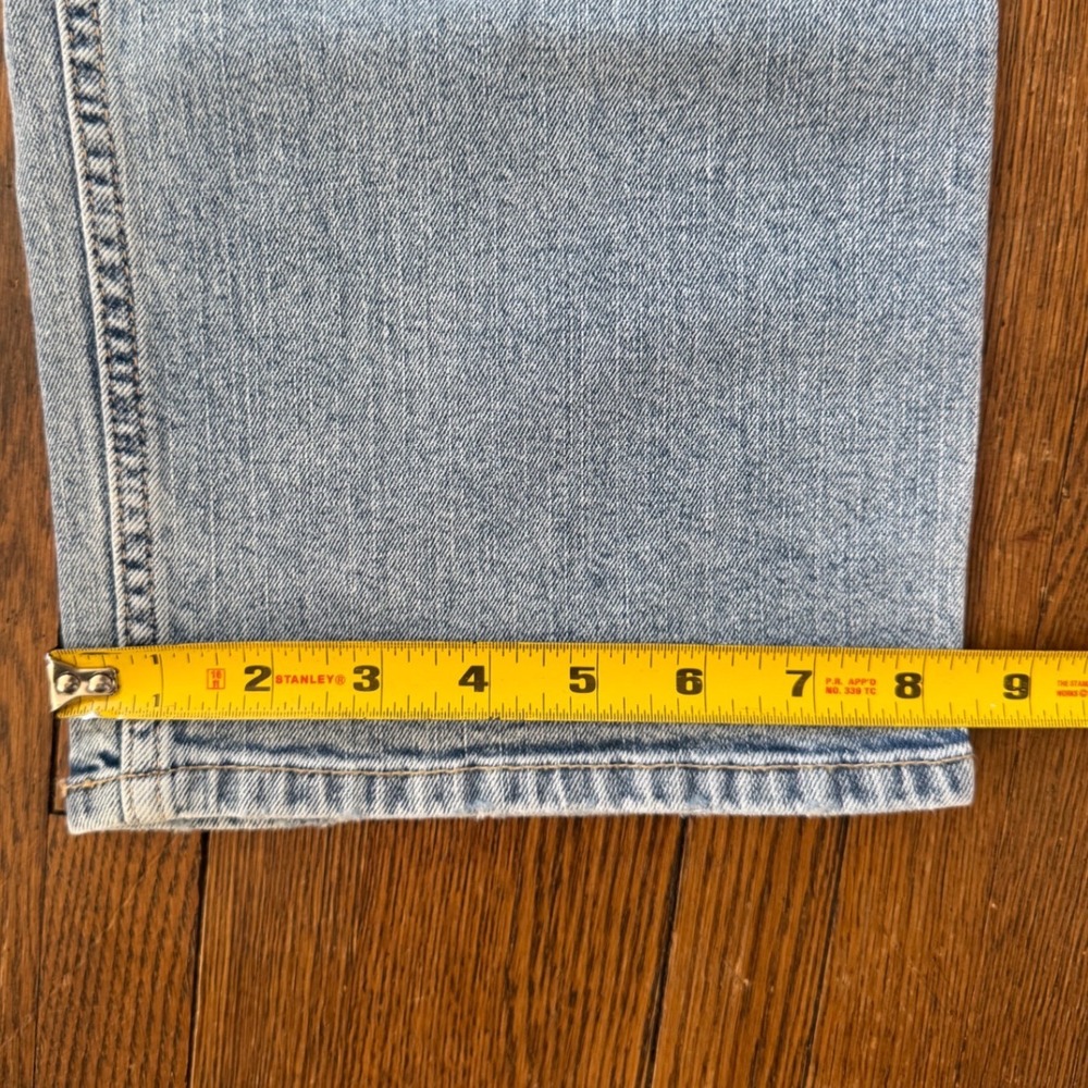 Abercrombie Kids Wide Leg Jean High Rise Light Wash Denim 11/12 Regular NEW - Picture 6 of 8